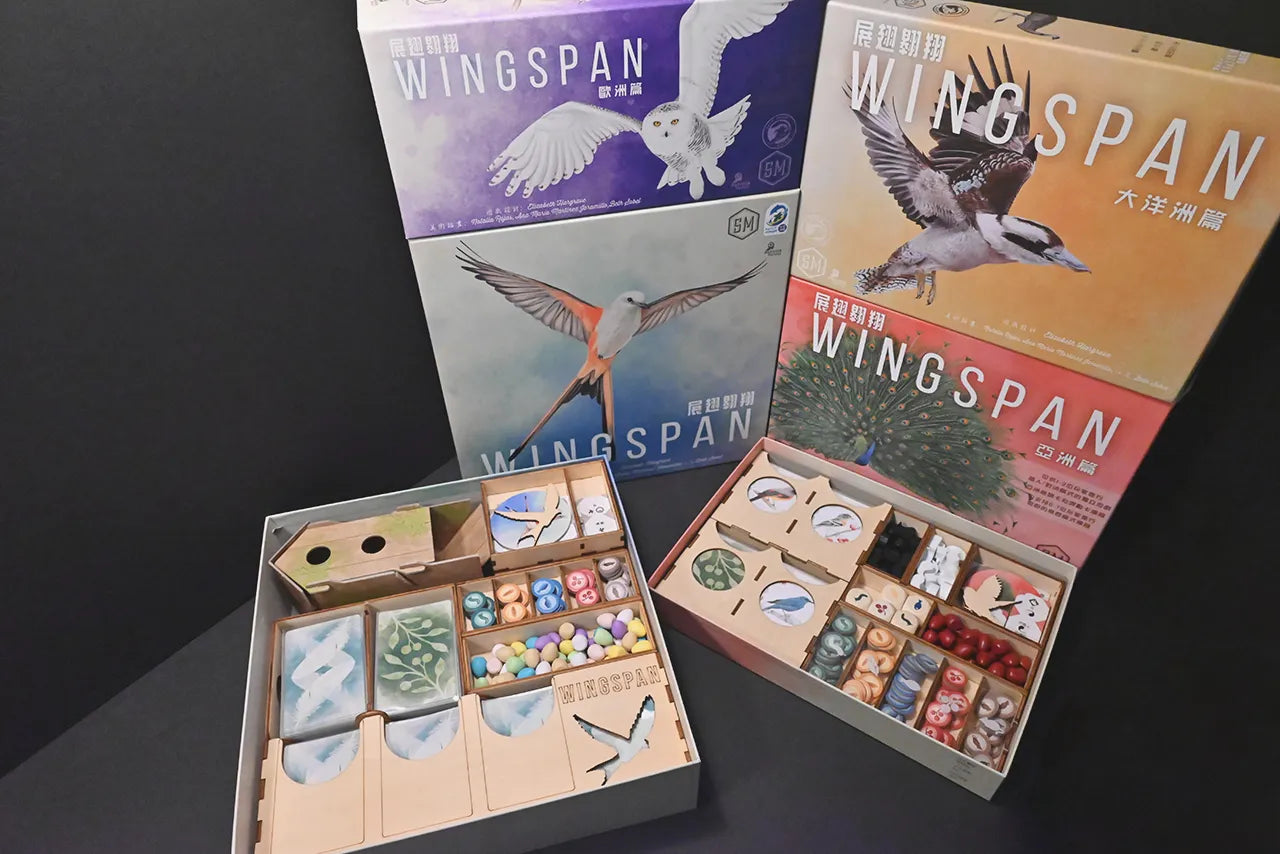 烏鴉盒子-展翅翱翔 Wingspan 桌遊收納盒 - Boardgamefever