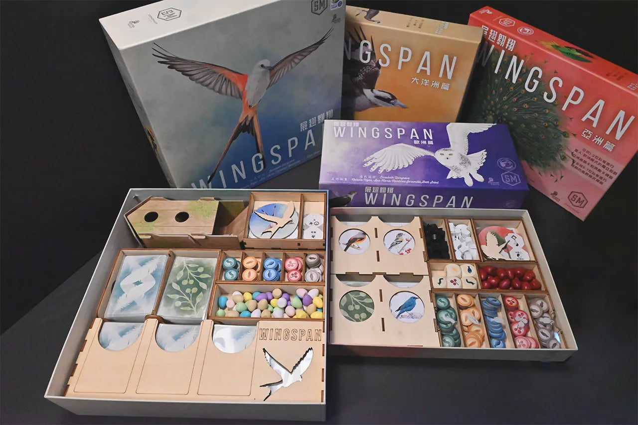 烏鴉盒子-展翅翱翔 Wingspan 桌遊收納盒 - Boardgamefever