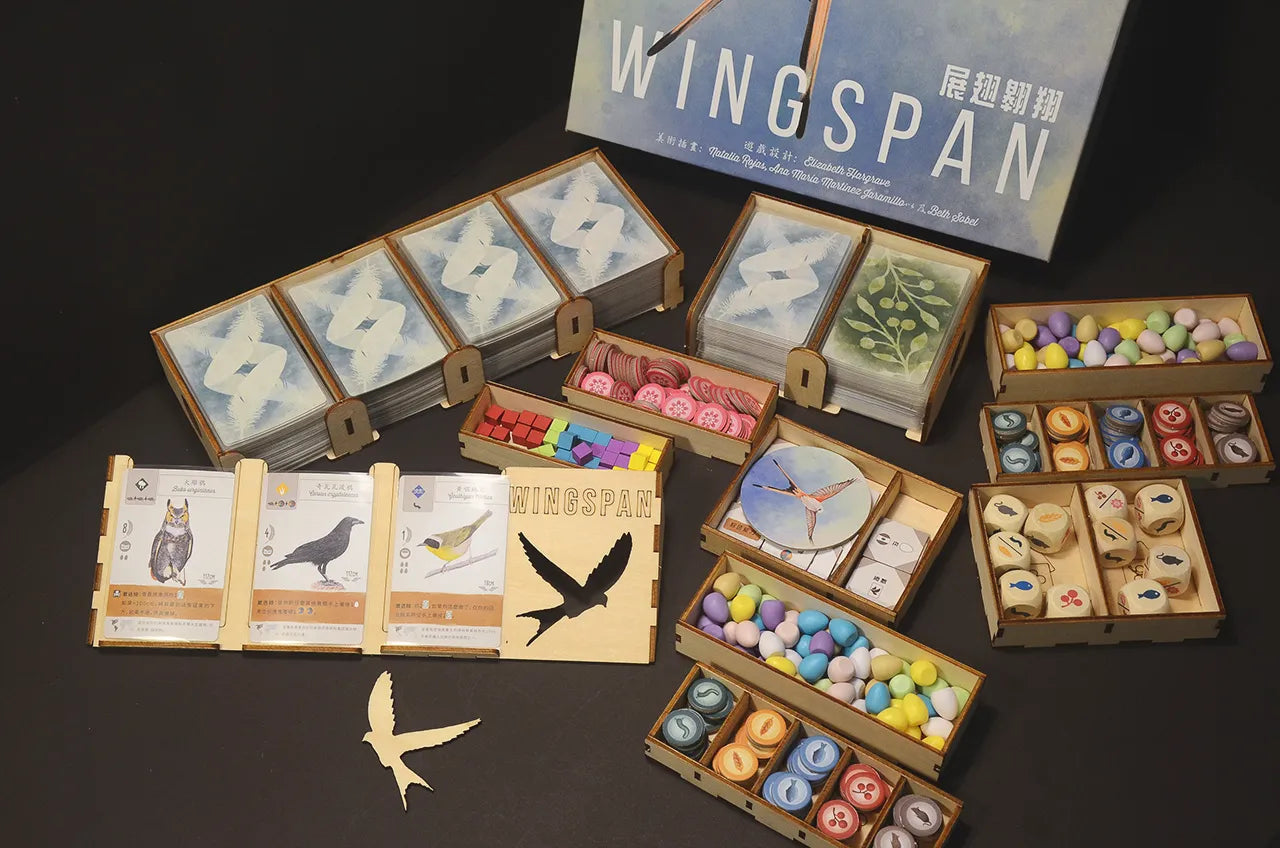 烏鴉盒子-展翅翱翔 Wingspan 桌遊收納盒 - Boardgamefever